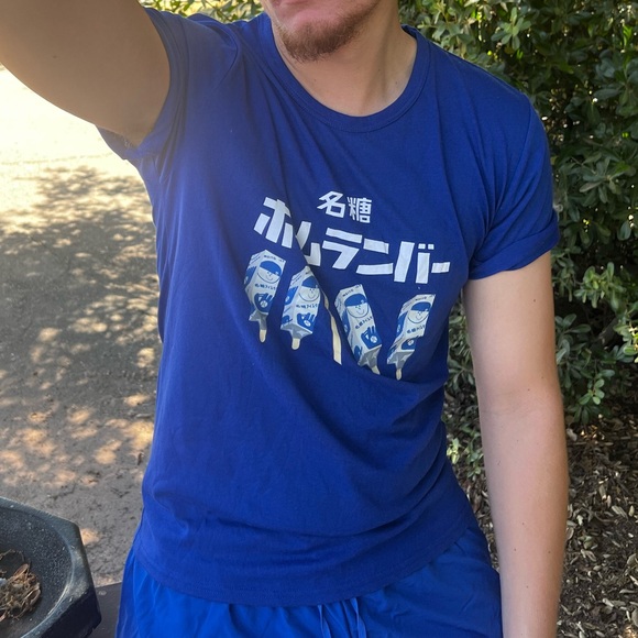 JAPAN SWEET FAMOUS CANDY COMPANY MEN CARTOON T SHIRT POPSICLE POP ICE CREAM BAR - Picture 13 of 16